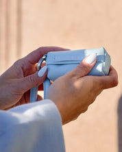 Baby Blue Kotbeutelhalter