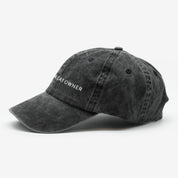 Schwarze Denim Cap - Anti-Social Cat Owner