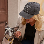 Black Denim Cap - Logo "Anti-Social Dog Owner"