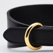 Schwarzes Hundehalsband Breit