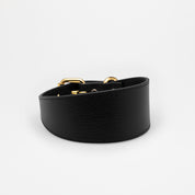 Schwarzes Hundehalsband Breit