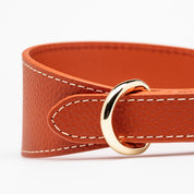 Cognac Hundehalsband Breit