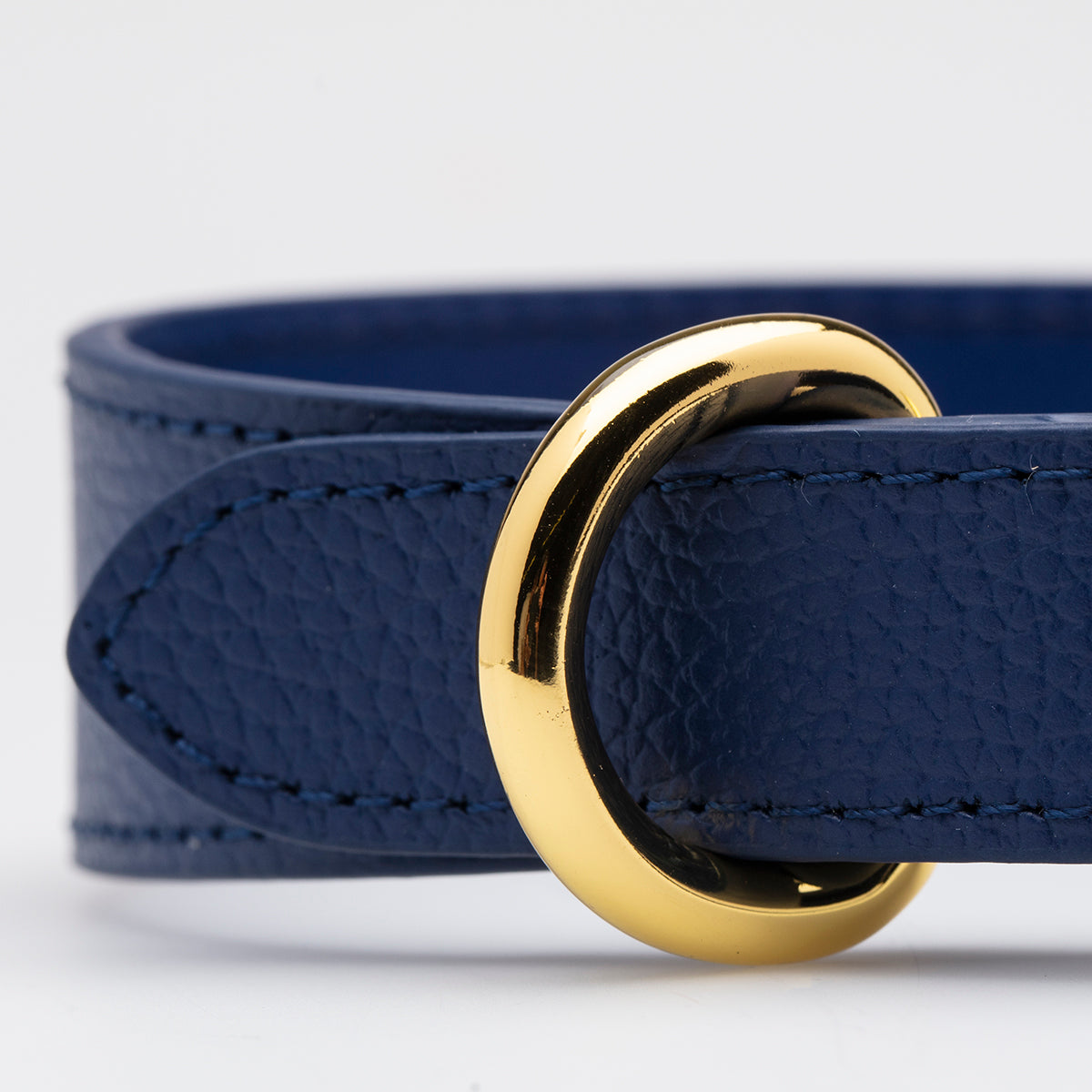 Dunkelblaues Halsband für Hunde Dünn