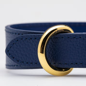 Dunkelblaues Halsband für Hunde Dünn
