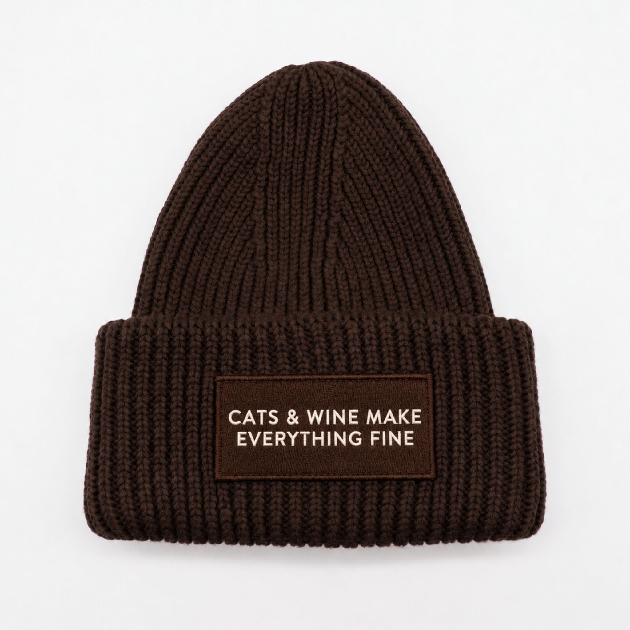 dark-brown-wool-beanie-cats-and-wine-make-everything-fine-front-text.jpg