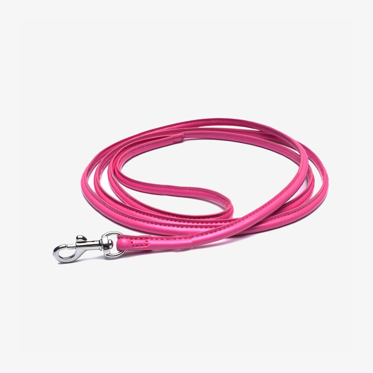 Glanzende rosa Hundeleine