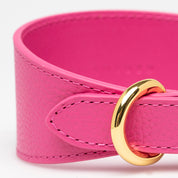 Heißrosa Hundehalsband Breit