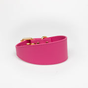 Heißrosa Hundehalsband Breit