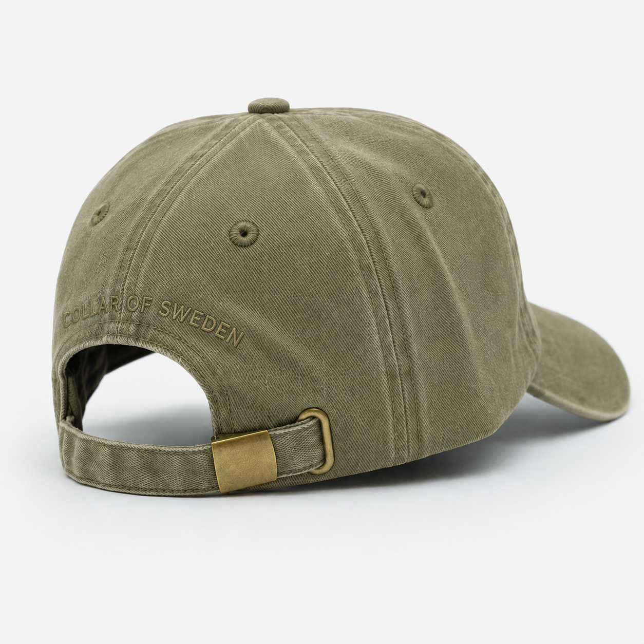 Khaki Denim Cap - Dogs. Because People Suck