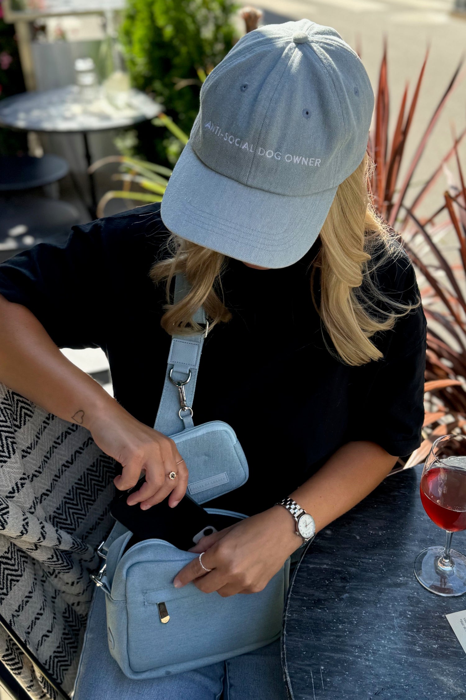 Denim-Hundetasche – Umhängetasche