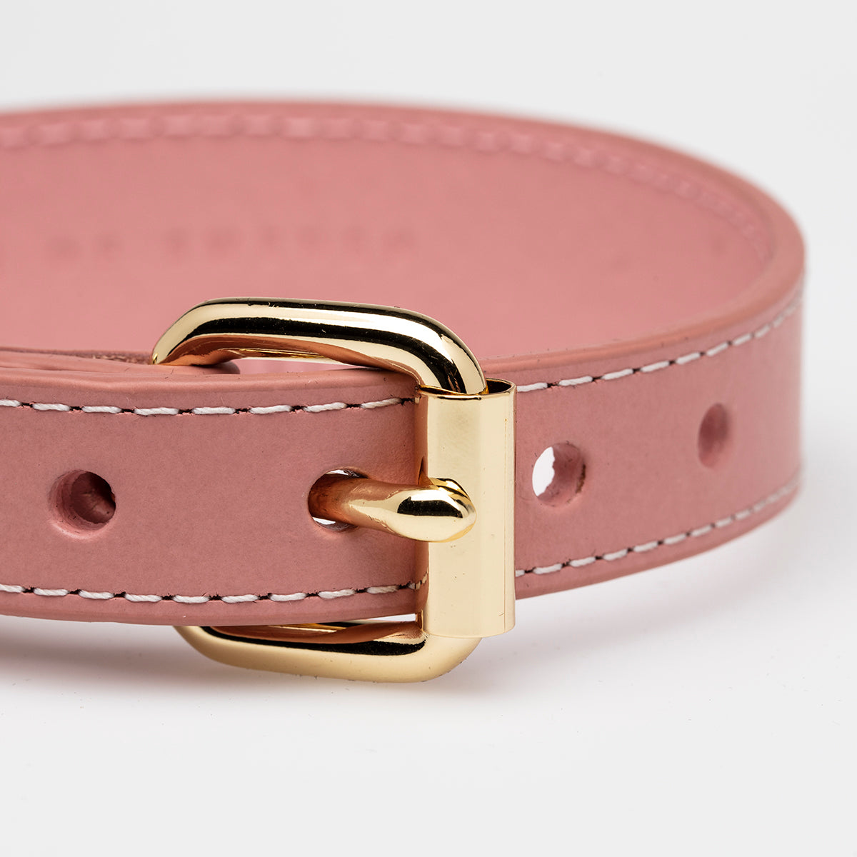 Rosa Hundehalsband Dünn
