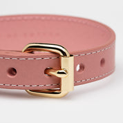 Rosa Hundehalsband Dünn