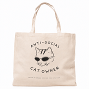 Standard Tote Bag - Anti-Social Cat Owner