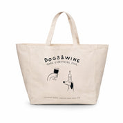 Weekend Tote Bag - Dogs & Wine Make Everything Fine