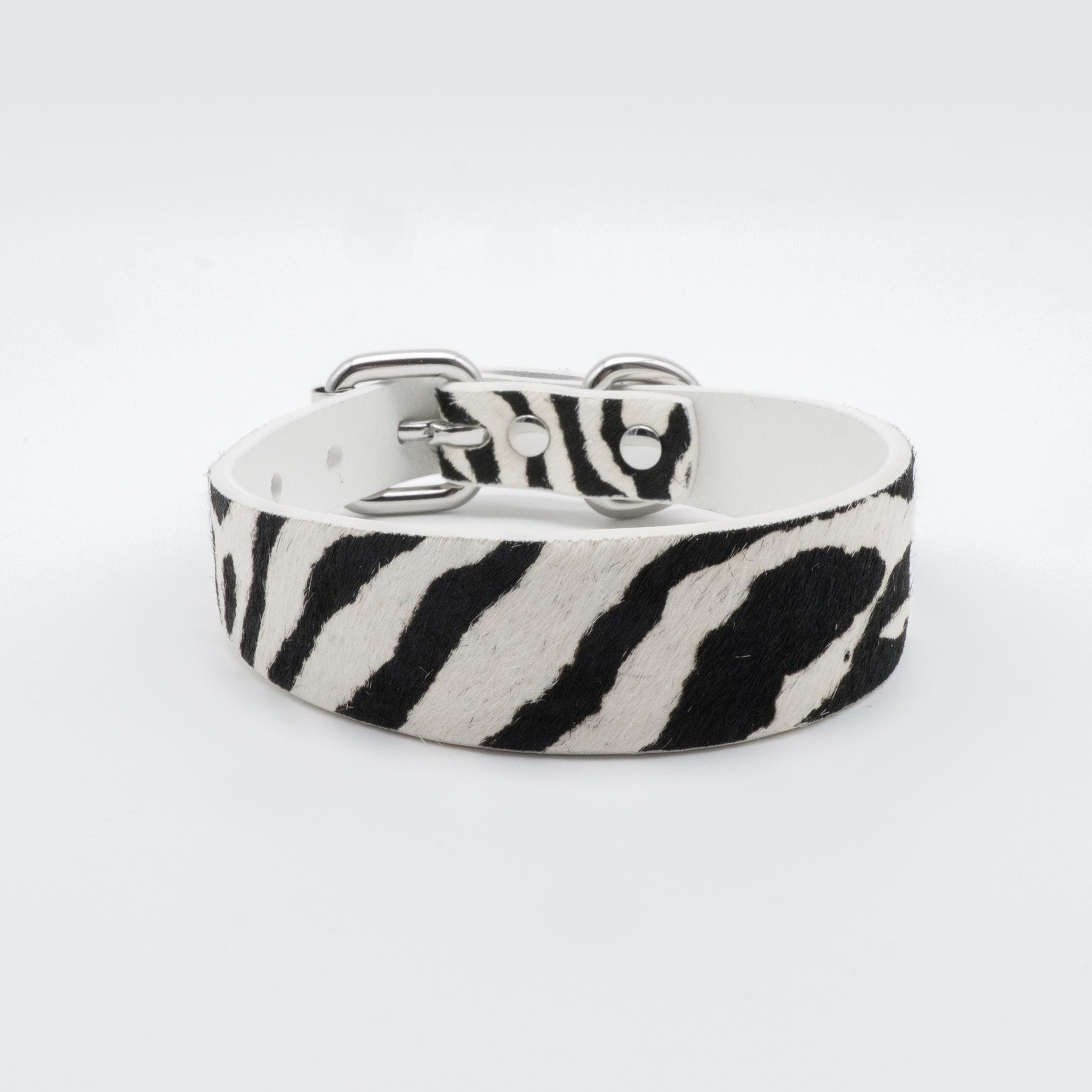 Zebra Hundehalsband dünn