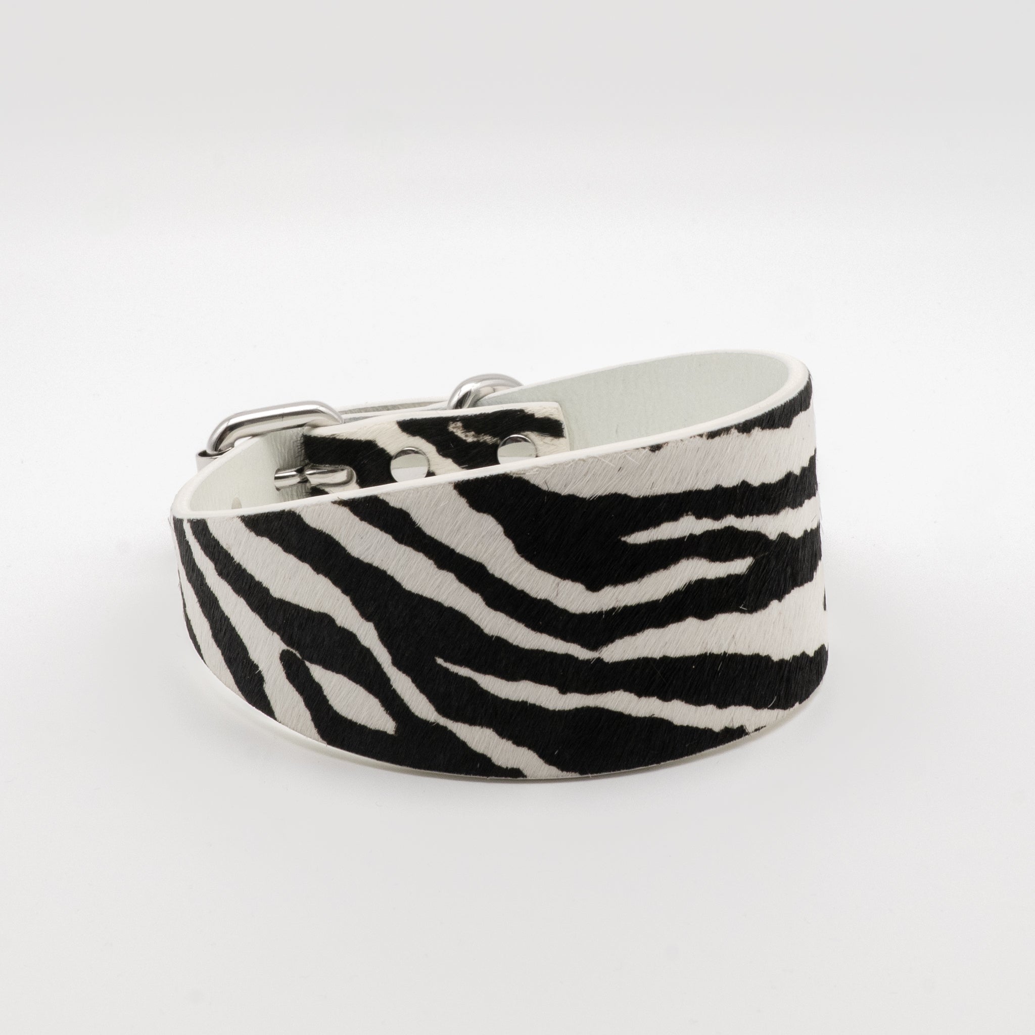 Zebra Hundehalsband Breit
