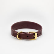 image - Burgundy Vegan Collar Large Thin